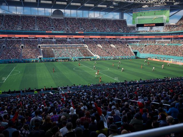 Hard Rock Stadium - Section 220 Seat View