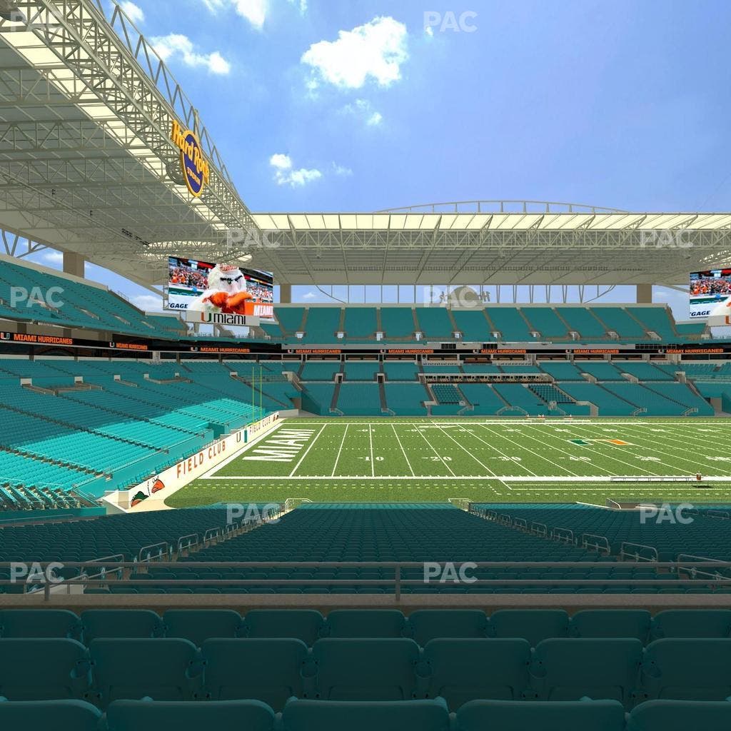 Hard Rock Stadium - Section 221 Seat View