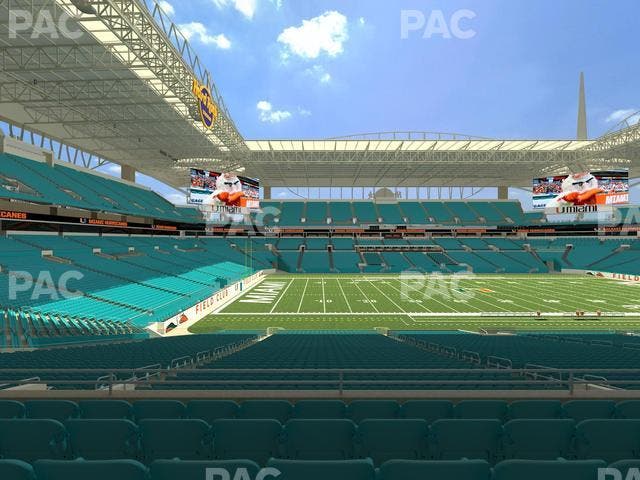 Hard Rock Stadium - Section 221 Seat View