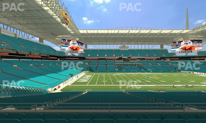 Hard Rock Stadium - Section 221 Seat View