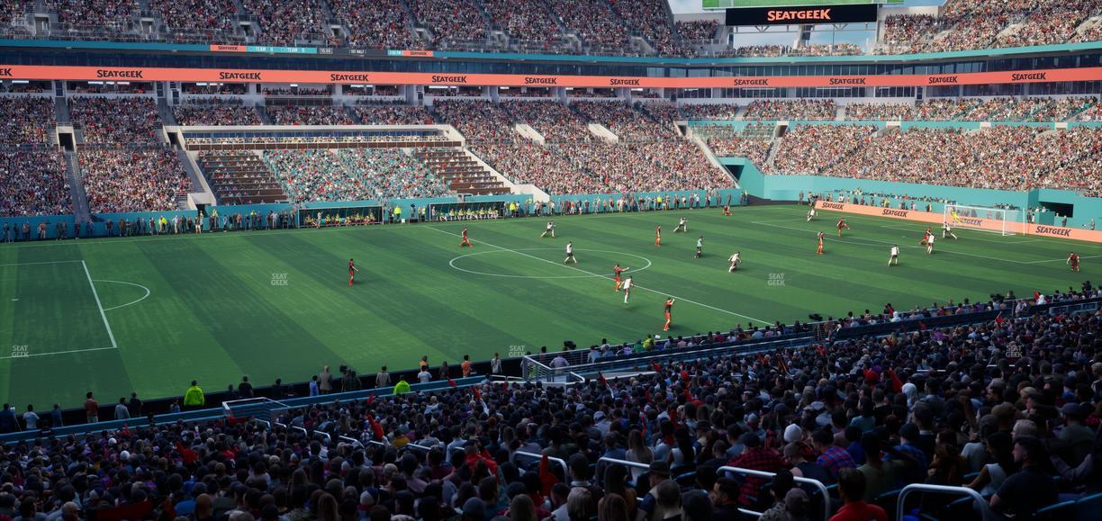 Hard Rock Stadium - Section 221 Seat View