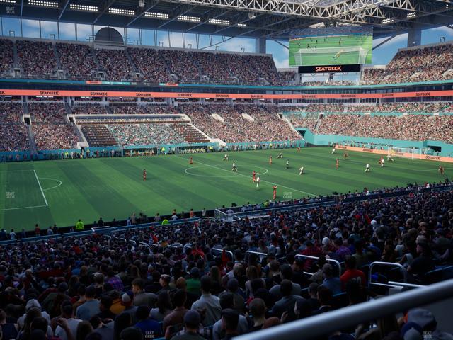 Hard Rock Stadium - Section 221 Seat View