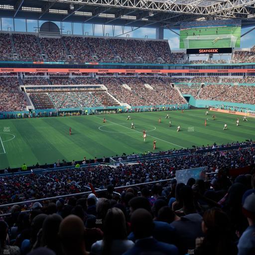 Hard Rock Stadium - Section 221 Seat View