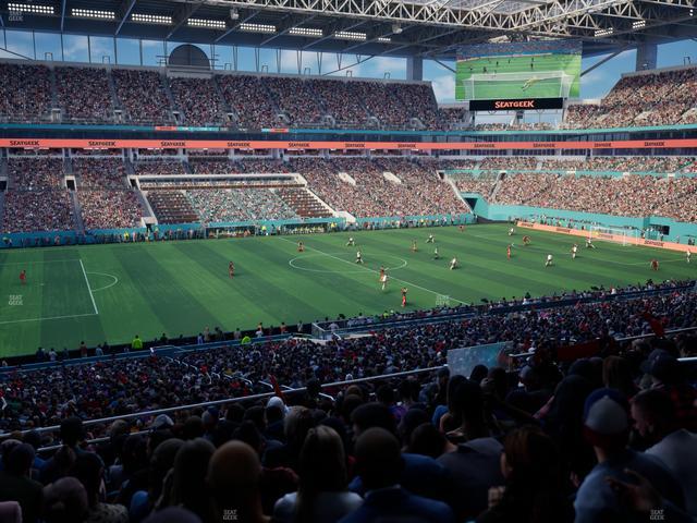 Hard Rock Stadium - Section 221 Seat View Hard Rock Stadium - Section 221 Seat View