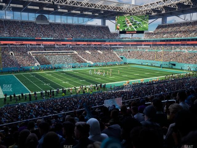 Hard Rock Stadium - Section 222 Seat View