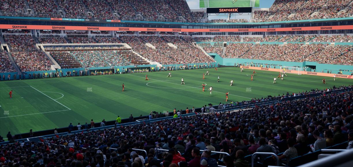 Hard Rock Stadium - Section 222 Seat View