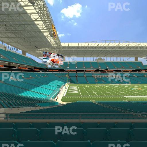 Hard Rock Stadium - Section 222 Seat View