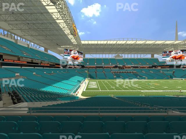 Hard Rock Stadium - Section 222 Seat View Hard Rock Stadium - Section 222 Seat View