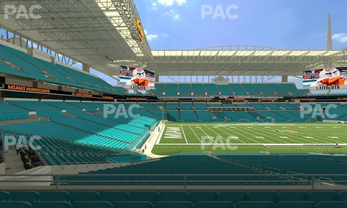 Hard Rock Stadium - Section 222 Seat View