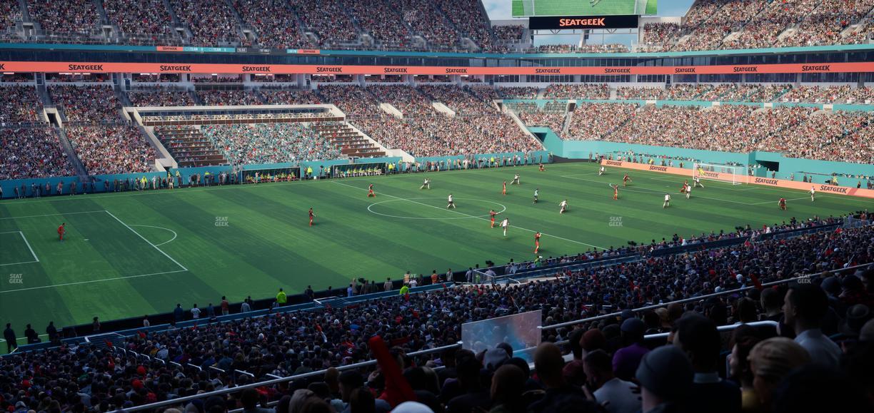 Hard Rock Stadium - Section 222 Seat View