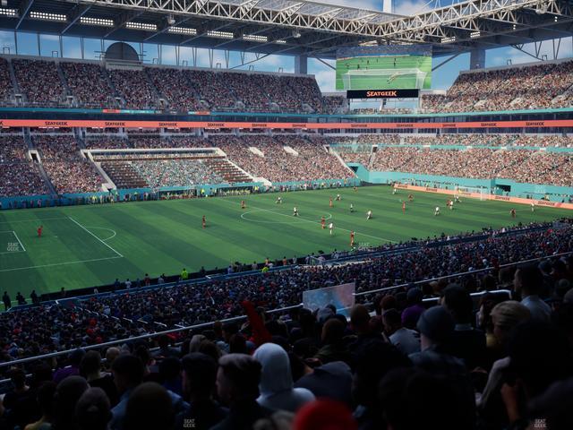 Hard Rock Stadium - Section 222 Seat View Hard Rock Stadium - Section 222 Seat View