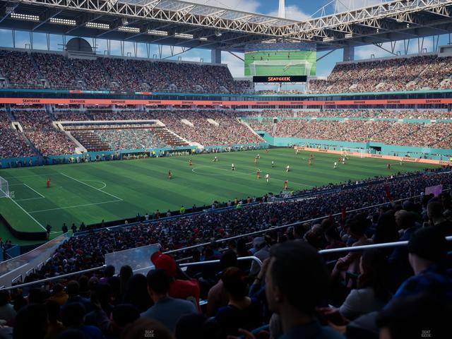 Hard Rock Stadium - Section 223 Seat View Hard Rock Stadium - Section 223 Seat View