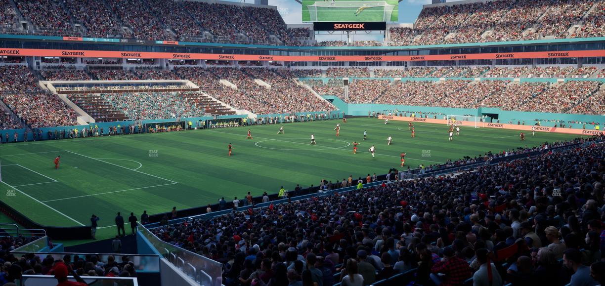 Hard Rock Stadium - Section 224 Seat View