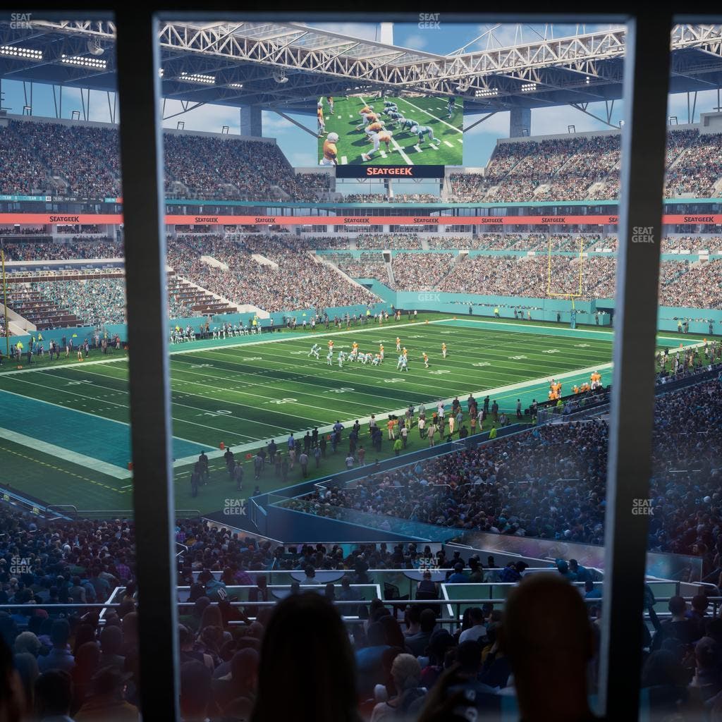 Hard Rock Stadium - Section 225 Corner Club Seat View