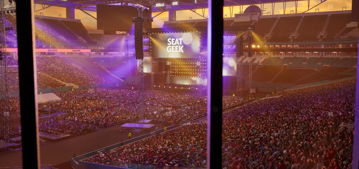 Hard Rock Stadium - Section 225 Corner Club Seat View