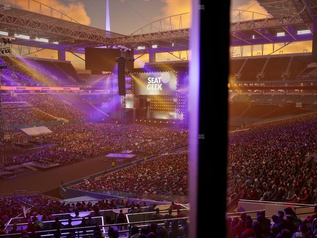 Hard Rock Stadium - Section 225 Corner Club Seat View