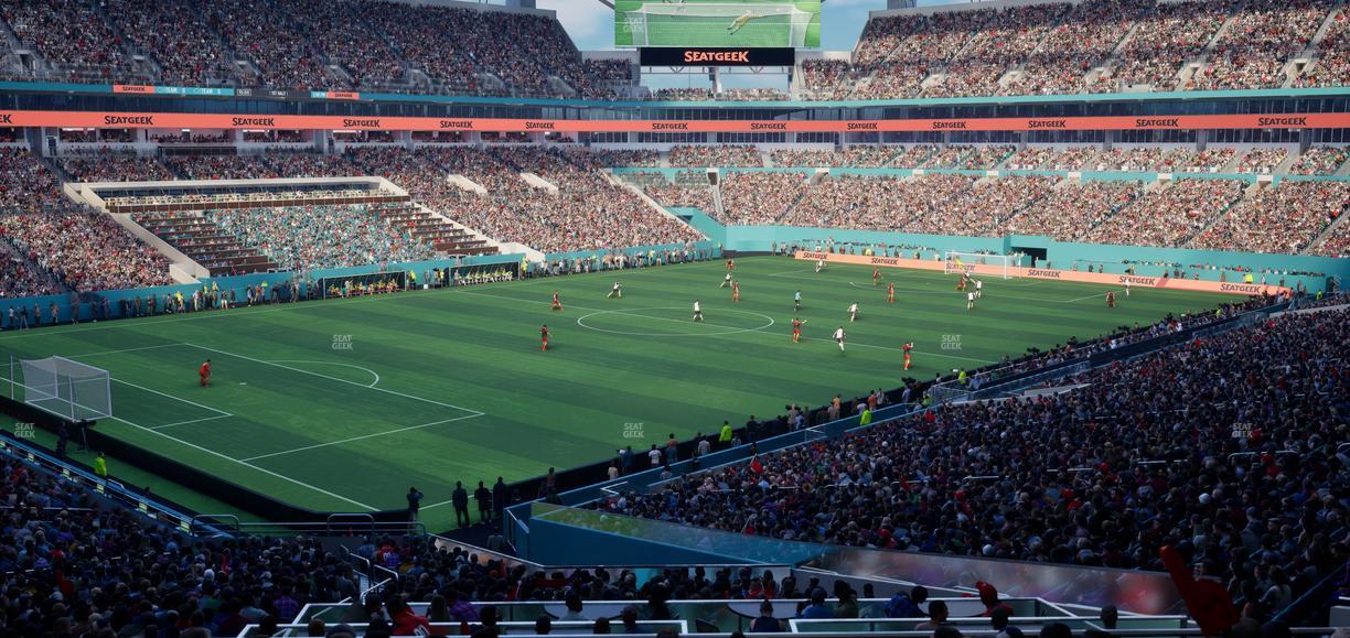 Hard Rock Stadium - Section 225 Seat View