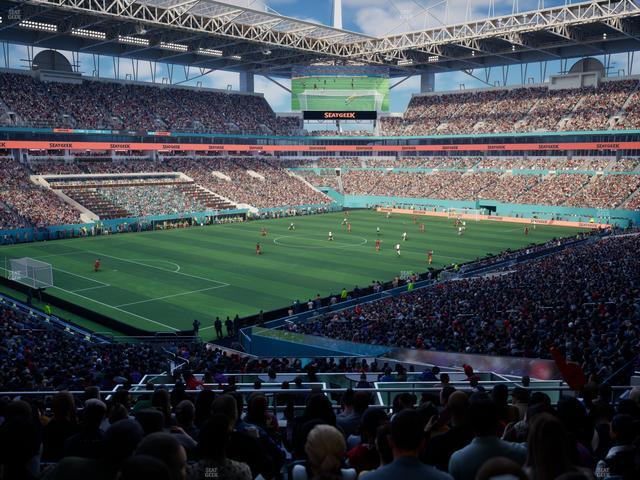 Hard Rock Stadium - Section 225 Seat View Hard Rock Stadium - Section 225 Seat View