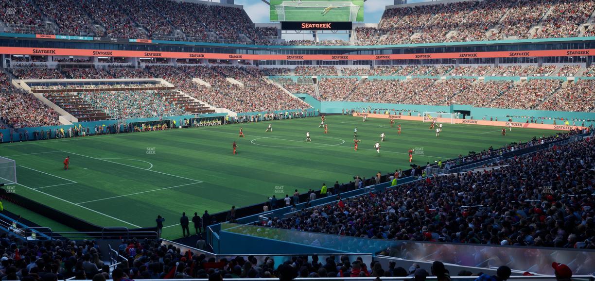 Hard Rock Stadium - Section 225 Seat View
