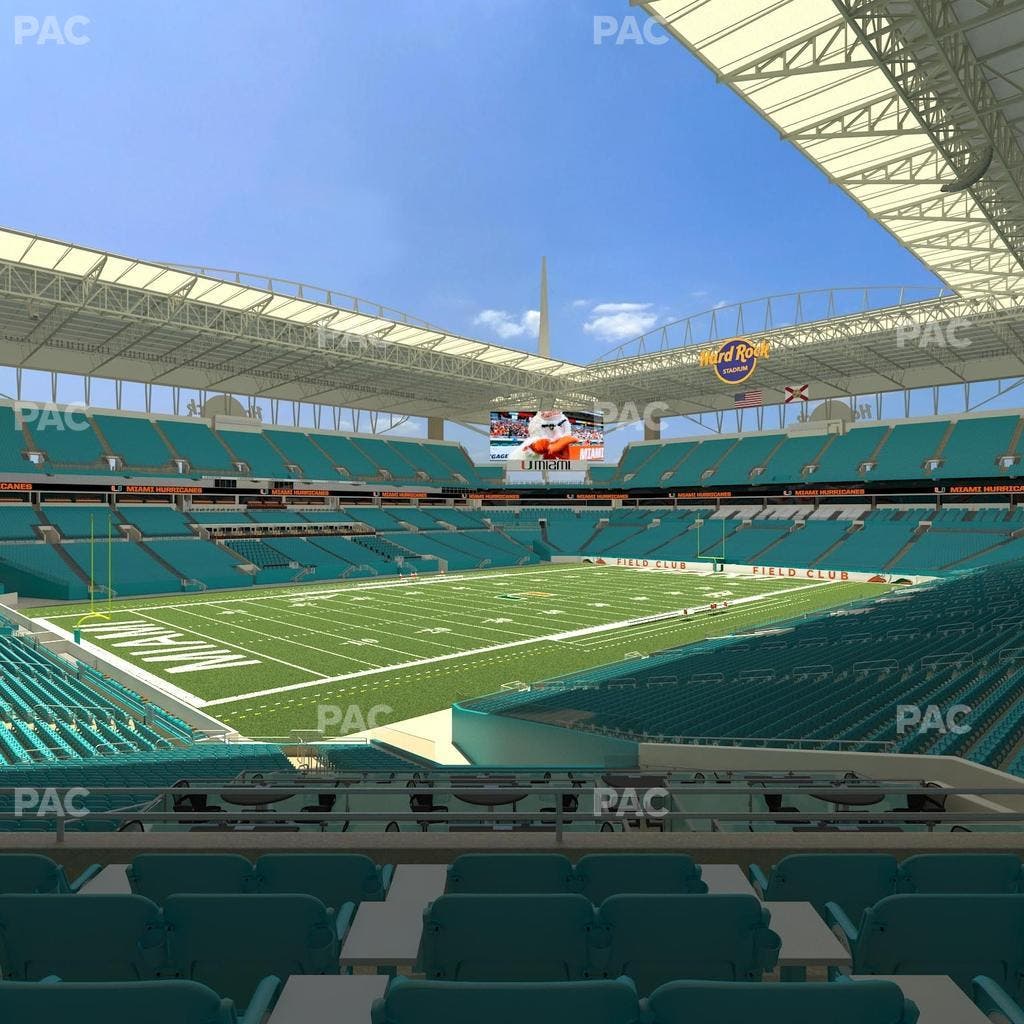 Hard Rock Stadium - Section 225 Seat View