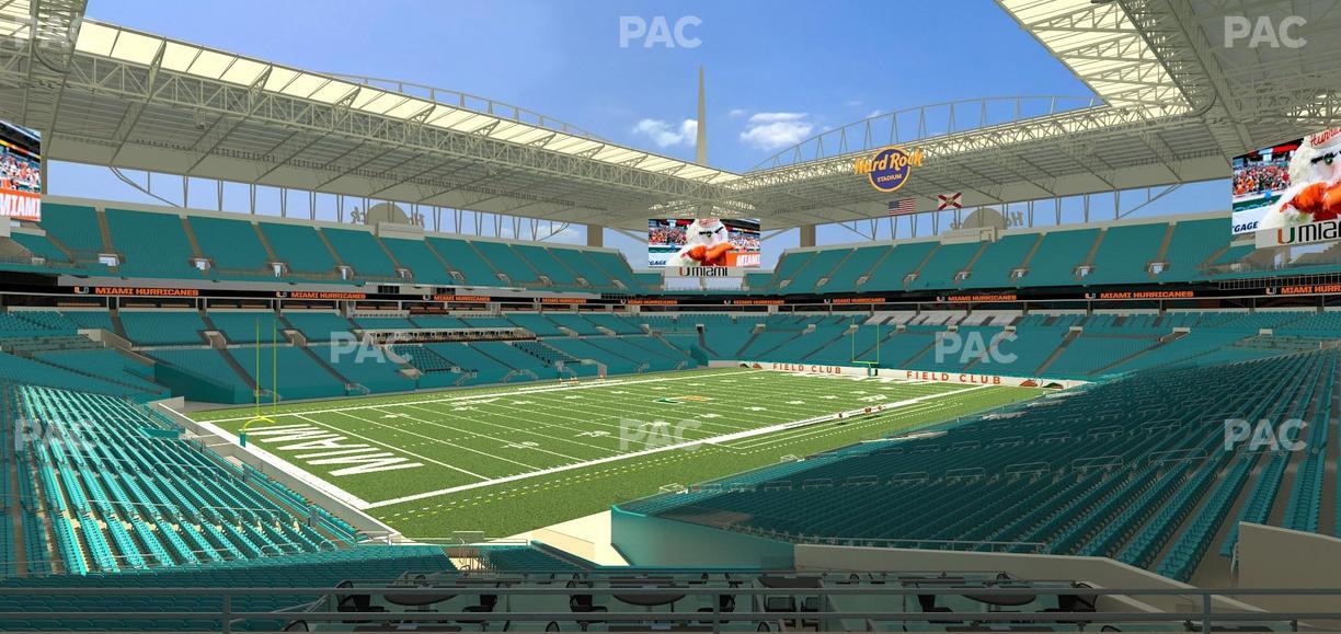 Hard Rock Stadium - Section 225 Seat View