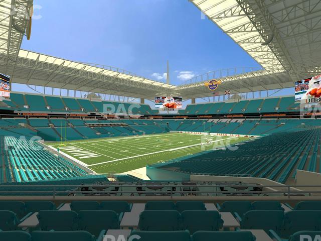 Hard Rock Stadium - Section 225 Seat View Hard Rock Stadium - Section 225 Seat View