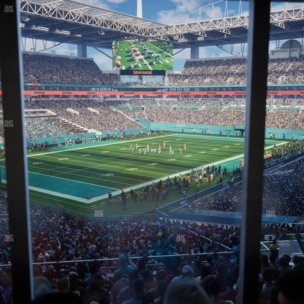 Hard Rock Stadium - Section 226 Corner Club Seat View
