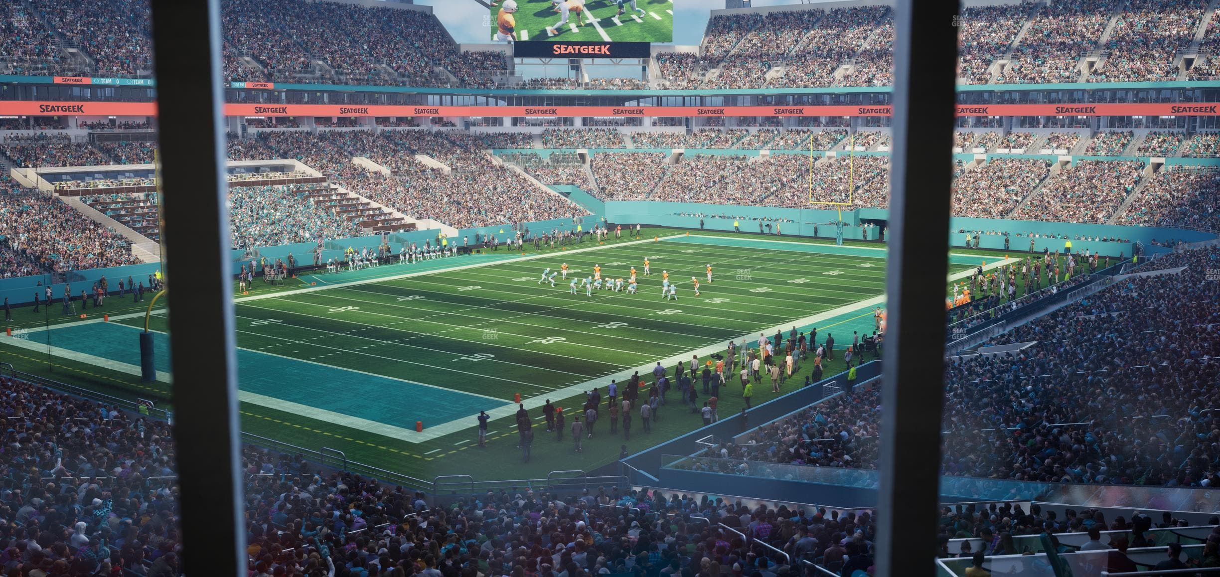 Hard Rock Stadium - Section 226 Corner Club Seat View