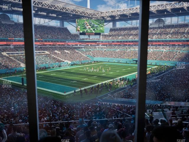 Hard Rock Stadium - Section 226 Corner Club Seat View