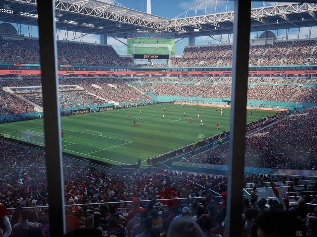 Hard Rock Stadium - Section 226 Corner Club Seat View Hard Rock Stadium - Section 226 Corner Club Seat View