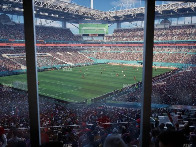 Hard Rock Stadium - Section 226 Corner Club Seat View