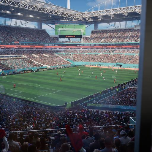 Hard Rock Stadium - Section 226 Corner Club Seat View