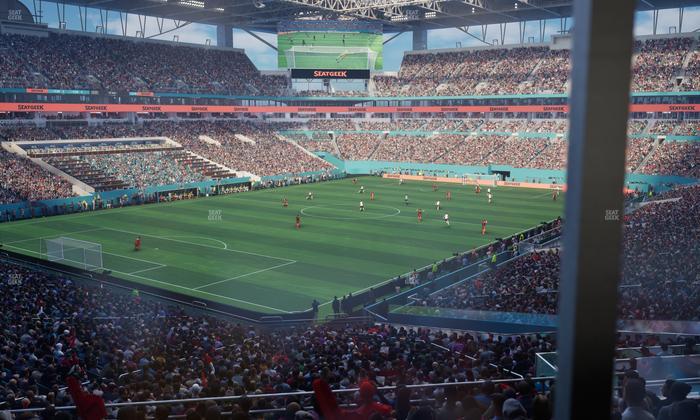 Hard Rock Stadium - Section 226 Corner Club Seat View