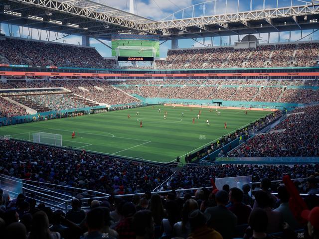 Hard Rock Stadium - Section 227 Seat View Hard Rock Stadium - Section 227 Seat View