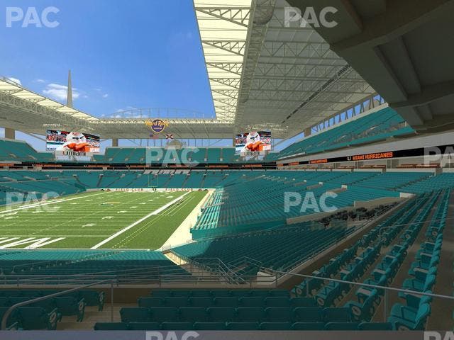 Hard Rock Stadium - Section 228 Seat View