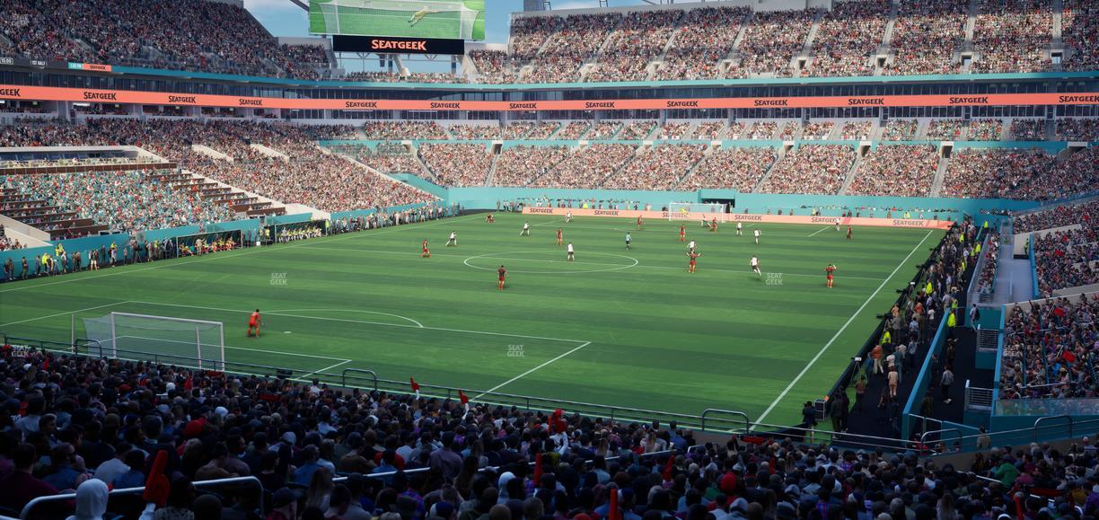 Hard Rock Stadium - Section 229 Seat View