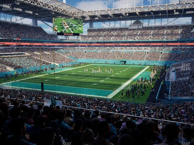 Hard Rock Stadium - Section 229 Seat View