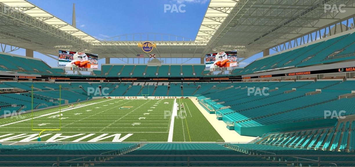 Hard Rock Stadium - Section 230 Seat View