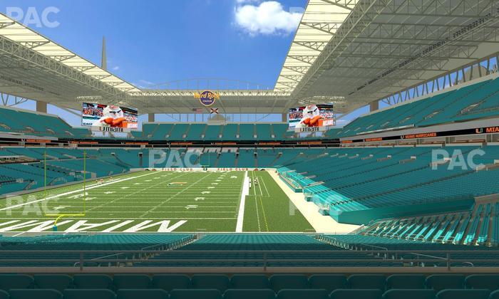 Hard Rock Stadium - Section 230 Seat View
