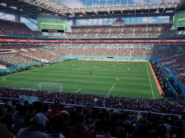 Hard Rock Stadium - Section 230 Seat View Hard Rock Stadium - Section 230 Seat View