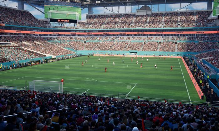 Hard Rock Stadium - Section 230 Seat View
