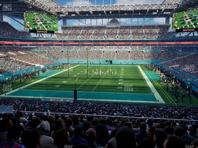 Hard Rock Stadium - Section 231 Seat View