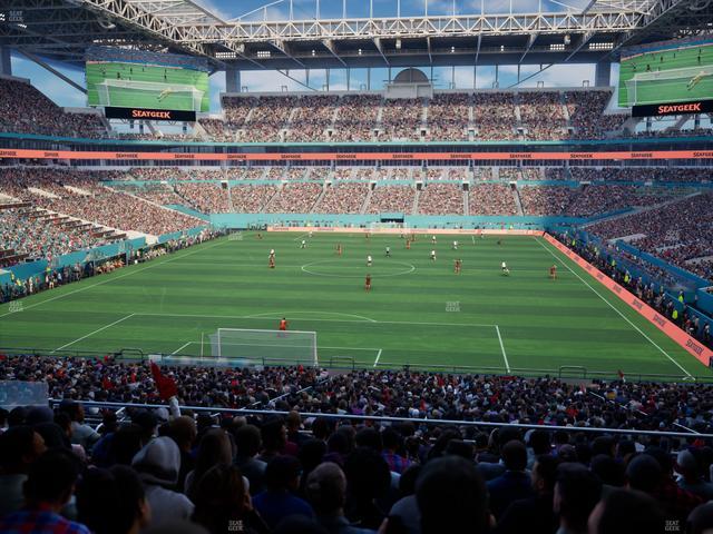 Hard Rock Stadium - Section 231 Seat View Hard Rock Stadium - Section 231 Seat View