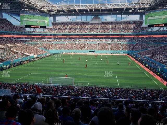 Hard Rock Stadium - Section 231 Seat View