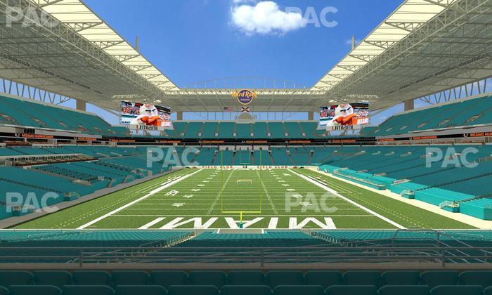 Hard Rock Stadium - Section 232 Seat View