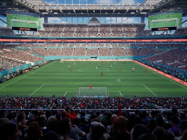 Hard Rock Stadium - Section 232 Seat View Hard Rock Stadium - Section 232 Seat View