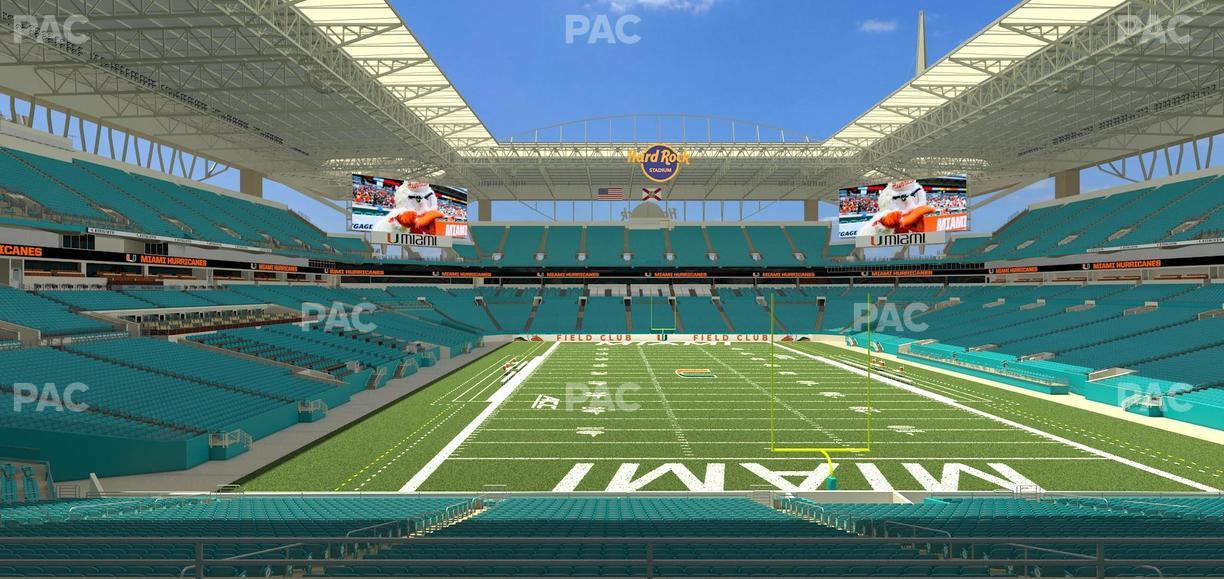 Hard Rock Stadium - Section 233 Seat View