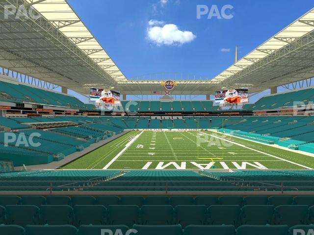 Hard Rock Stadium - Section 233 Seat View Hard Rock Stadium - Section 233 Seat View