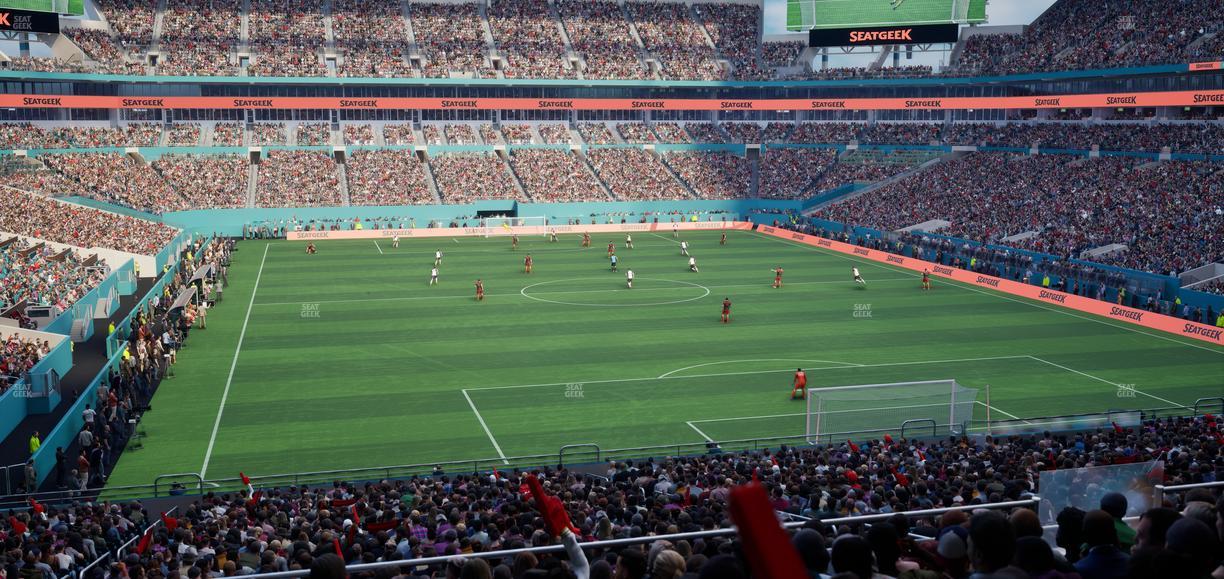 Hard Rock Stadium - Section 234 Seat View