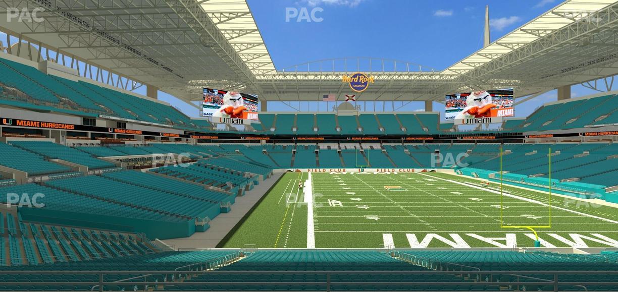 Hard Rock Stadium - Section 234 Seat View